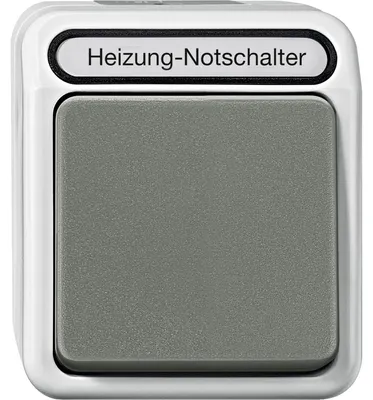 Produktbild von Merten Heizungs-Notschalter, einpolig, beleuchtet, Aufputz