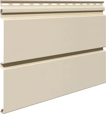 Produktbild von VILO Kunststoffpaneele SV-05 Siding - 3m Länge - Beige Holzoptik - Für Fassade Dachuntersicht und Innenwand - Witterungsbeständig - 10 Stück Set