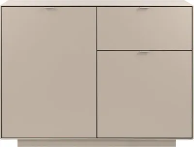 Produktbild von CALICOSY - Kommode mit 2 Türen, 1 Schublade, Sanddekor, L120 cm - VIKA