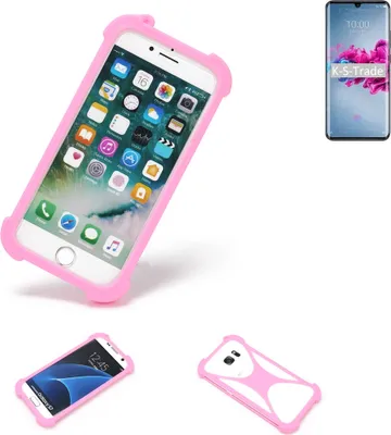 Produktbild von K-S-Trade Handy Hülle kompatibel mit ZTE Axon 11 5G Schutz Hülle Bumper Silikon Schutz Hülle Cover Case Silikoncase Silikonbumper TPU Softcase