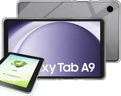 Produktbild von Für Samsung Galaxy Tab A9 Hülle Tablet Hülle Cover Tasche Etuis Cover + H9 Glas