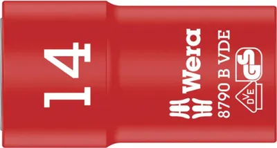 Obrázek produktu pro Wera 05004958001, Socket, 3/8", Metrický, 1 hlava/hlavy, 14 mm, 46 mm