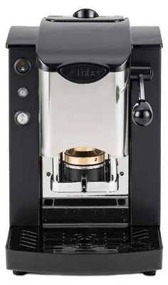 Immagine prodotto di Faber Slot Inox - Macchina per Caffè con pressacialda in ottone - Telaio in Metallo Nero e frontale in acciaio