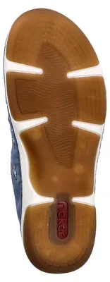 Produktbild von Rieker Damen Slipper Gummizug Halbschuh 55956, Größe:41 EU, Farbe:Blau