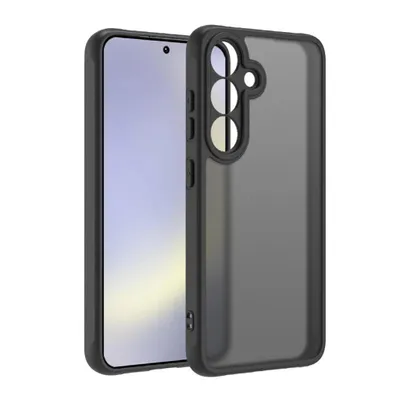 Produktbild von Hülle für Samsung Galaxy A17. Bumper Eckenschutz Matt Schwarz