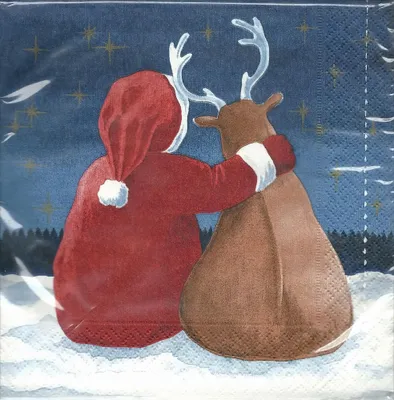 Produktbild von Servietten Winter Friends 33x33cm, 3-lagig, 20 Stk./ Packung
