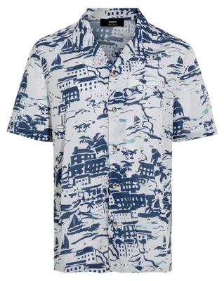 Produktbild von mavi Sommerhemd mit maritimem Print und Knopfleiste Größe: L