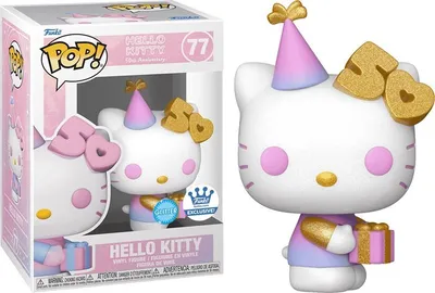 Image de Figurine Funko POP Hello Kitty 77 Hello Kitty glitter Special Edition Brokatowa