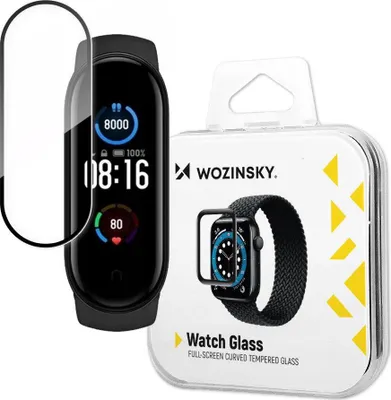 Obrázek produktu pro Hybridní ochranné sklo pro Xiaomi Mi Band 5 černé
