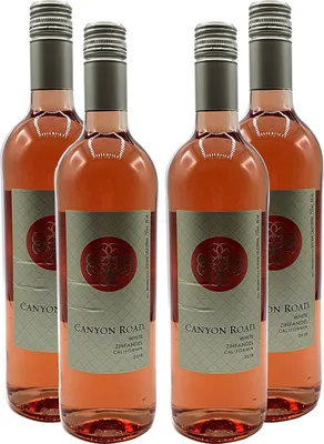 Produktbild von Rose Wein Set - 4x Canyon Road Zinfandel 750ml (8% Vol)- [Enthält Sulfite]