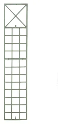 Produktbild von CLP Rankgitter Trigo 200 cm hoch Rankhilfe zur Wandbefestigung in modernem Stil antik-grün