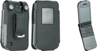 Obrázek produktu pro Ledertasche m. Gürtelclip für Nokia 2720 Flip, sw