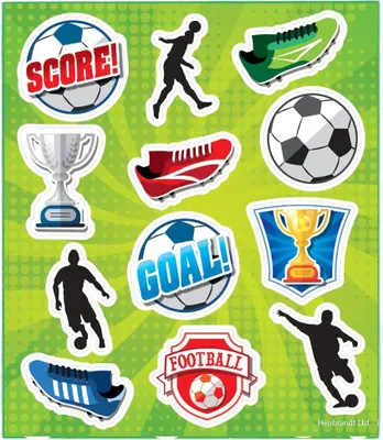 Produktbild von 12 Fußballfreunde Sticker