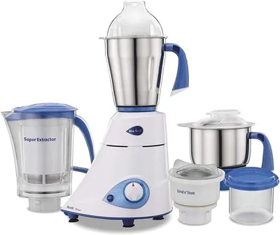 Mixer Grinder 750W, 4 Stahlbehälter, Super Extractor, Grind n' Store