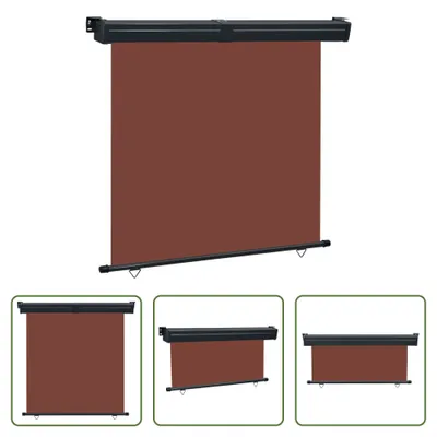 Productafbeelding van The Living Store Balkonzonwering, zijwandmodel, 175x250 cm, bruin