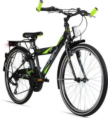 Produktbild von Bergsteiger Sydney 24 Zoll Kinderfahrrad, geeignet für 8, 9, 10, 11 Jahre, StVZO, Shimano 6 Gang-Schaltung, Jungen-Fahrrad mit Dynamo-Licht