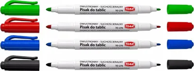 Produktbild von Pisaki suchościeralne dwustronne, 4 kolory