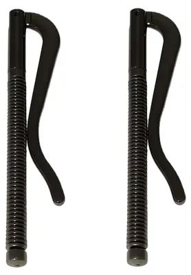 Produktbild von Geldscheinklammern, Metall, Schwarz, 2 Stück, Geldklammer, Ersatzteile, Federklemme, Geldhalter (70 mm)