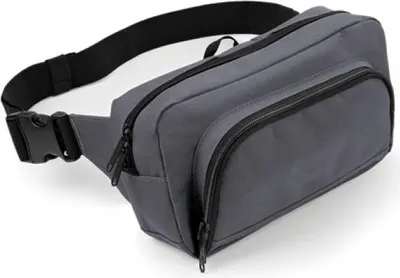 Produktbild von BagBase BG53 | Bauchtasche Organiser Waistpack / 24 x 13,5 x 9 cm - Farbe: Graphite Grey - Größe: 24 x 13,5 x 9 cm