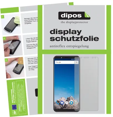 Produktbild von 2x Schutzfolie für Vernee X matt Displayschutzfolie Folie Display Schutz dipos
