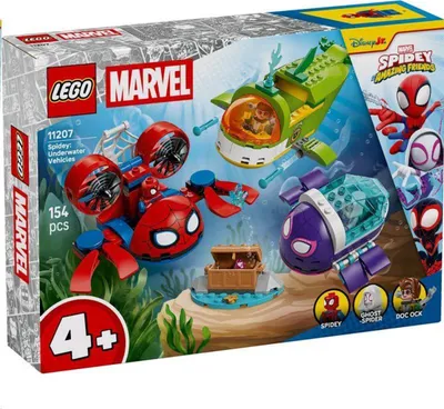 Zdjęcie produktu dla LEGO Marvel Spidey Podwodne Pojazdy dla Dzieci 4+