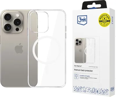 Produktbild von 3MK Clear MagCase, Cover, Apple, iPhone 15 Pro, 15,5 cm (6.12"), Transparent