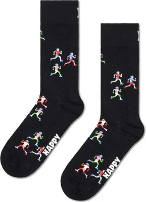 Produktbild von Hs By Happy Socks Runners Lange Socken Schwarz EU 36-40 Herren,Damen Schwarz EU 36-40