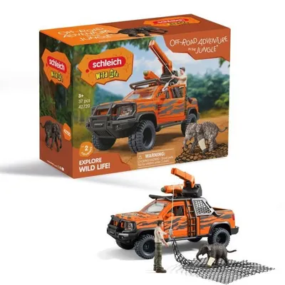 Produktbild von schleich 42720, Aktion/Abenteuer, Jungle, Wild animals / adventure toys, 3 Jahr(e), Mehrfarbig, Kunststoff
