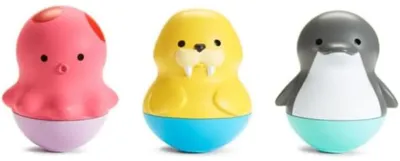 Produktbild von Munchkin 3er Pack Bad Bobbers Gleitende Babys | Badespielzeug