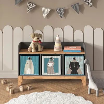 Immagine prodotto di Panca per bambini Vitalispa Malia Grigio/Artisan 107.2 x 63.8 cm, Model 58347