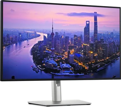 Produktbild von DELL UltraSharp U2725QE, 68,6 cm (27"), 3840 x 2160 Pixel, 4K Ultra HD, LCD, 8 ms, Schwarz, Silber