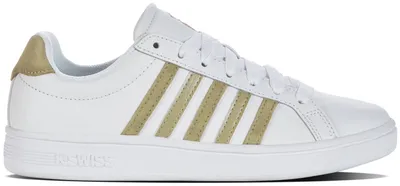 Produktbild von K-Swiss Court Tiebreak White/Cornstalk/Metallic Größe EU 38
