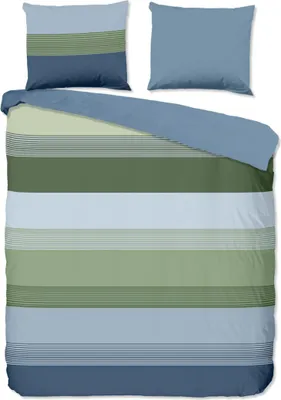 Productafbeelding van Good Morning Dekbedovertrek "strepen" - Multi - (240x200/220 cm) - Katoen