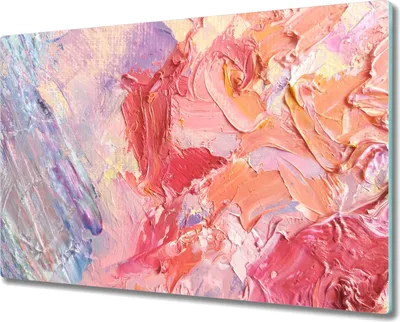 Produktbild von Coloray Schneidebrett Herdabdeckplatte 80x52 cm Kochplattenabdeckung Küchenbrett Hackbrett - abstrakte Farbe