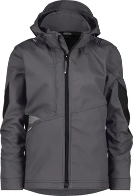 Produktbild von DASSY Softshelljacke GRAVITY Damen Gr. 2XL anthrazit/schwarz
