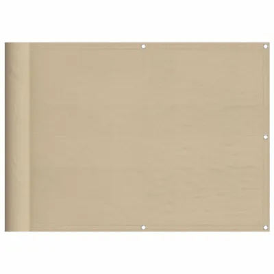 Obrázek produktu pro Balkonová zástěna béžová 75 x 700 cm 100% polyester oxford
