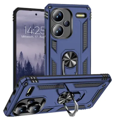 Produktbild von Armor Outdoor Handyhülle für Xiaomi Redmi Note 13 Pro+ 5G Handy Panzer Case Cover Schutzhülle Farbe: Blau
