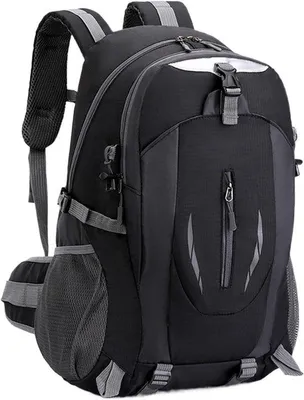 Produktbild von Outdoor Rucksack - Reiserucksack Camping Rucksack - Long Walks - Wasserdichte Konstruktion - 40 Liter - Schwarz