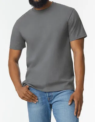 Image de Gildan 65000 | T-shirt Softstyle® Midweight Adult pour Homme - Couleur : Charcoal (Solid) - Taille : S