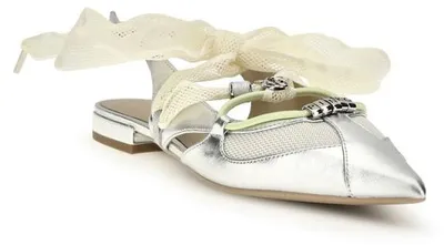 Produktbild von PINKO Ballerinas aus Kalbsleder in Silber