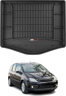Produktbild von OMAC Gummi Kofferraumwanne für Ford C-Max 2003-2010 TPE Laderaumwanne Schwarz
