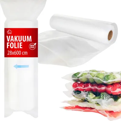Obrázek produktu pro Fólie MagicHome, pro vakuování, 28x600 cm, pro vakuové pečetiče