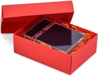 Obrázok produktu pre Balíček – Dekoratívna krabička 140 x 100 x 47, červená, 10 kusov