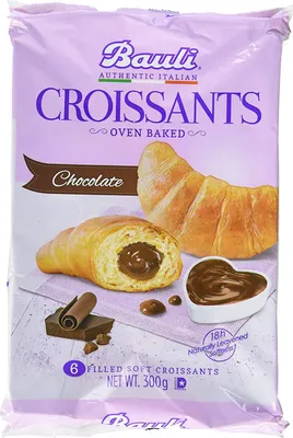 Produktbild von 12x Bauli Cornetti Croissant kekse schoko brioche kuchen kakao 6x 50g Schokolade