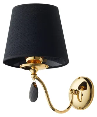Immagine prodotto di Applique da parete EGIDA oro-nero 1xE27x20W in metallo, dimensioni: 28x20x30 cm, IP20, Jupiter