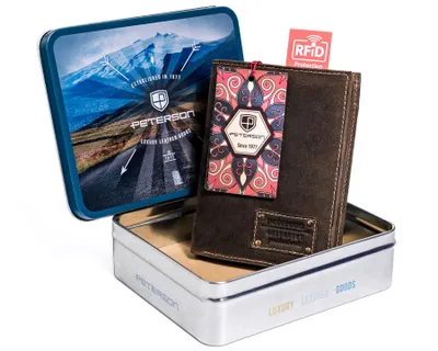 Produktbild von Peterson Brieftasche für Männer Basous braun One size