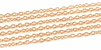 Produktbild von Vintageparts Gliederkette lightgoldfarben 3 x 4 mm 10 Meter
