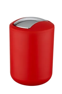 Image de Poubelle à couvercle basculant Brasil Rouge S