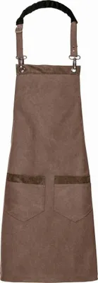 Produktbild von Latzschürze Canvas zwei Taschen Fb. toffee : 100% Baumwolle 16oz. : toffee