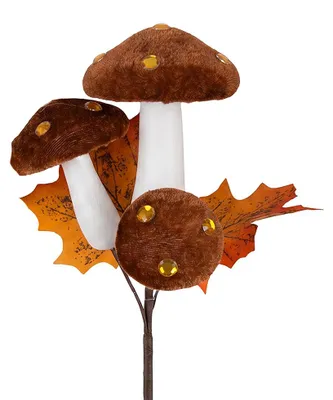 Produktbild von Clayre & Eef Dekorationsfigur Pilz Braun Kunststoff